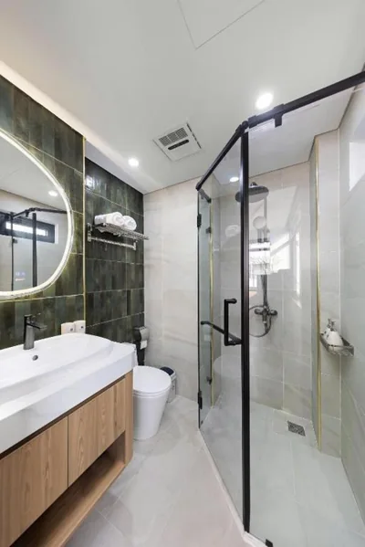 Appartement met één slaapkamer en uitzicht op de stad — 3A Hometel Hanoi